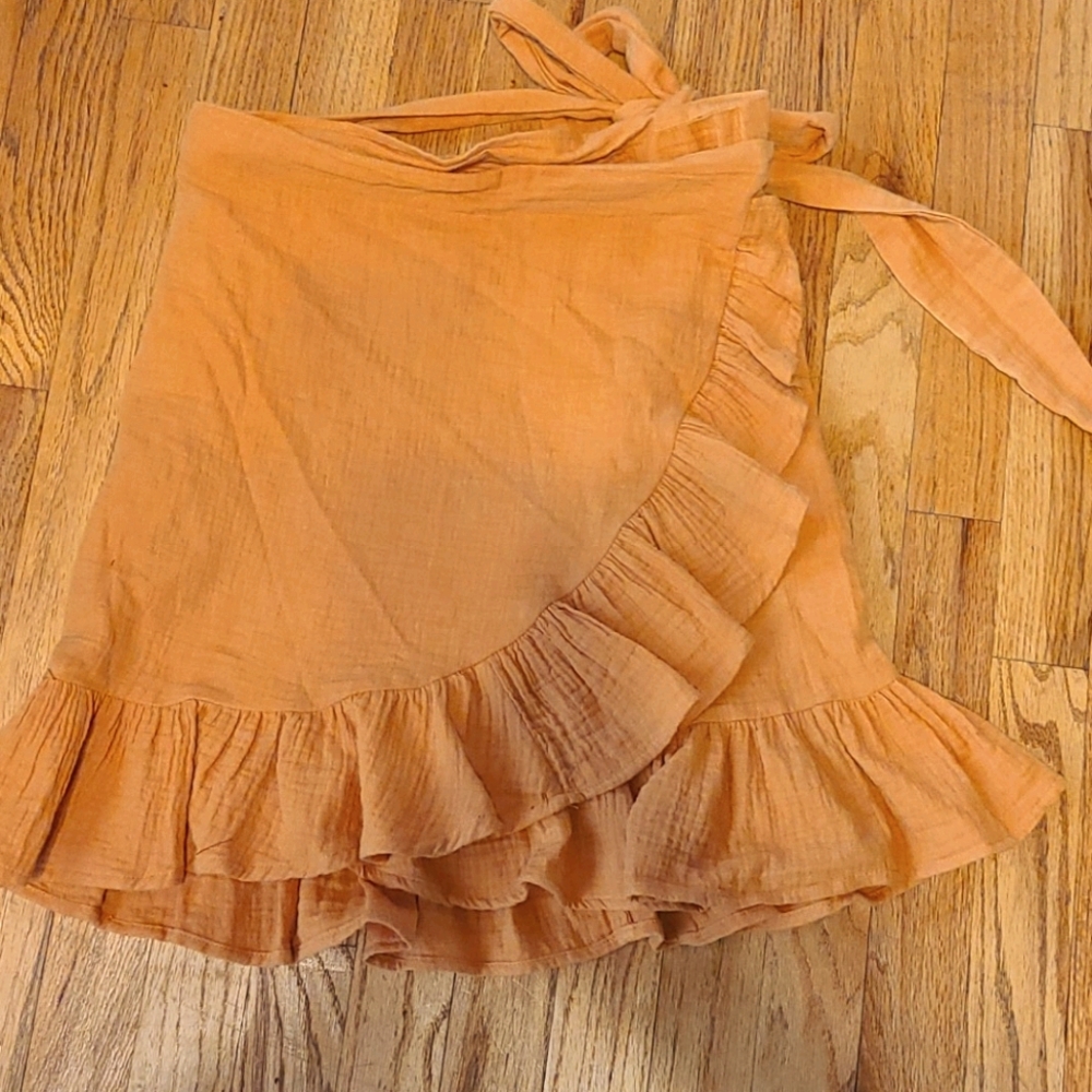 Anthropologie Pepaloves Wrap Skirt XS